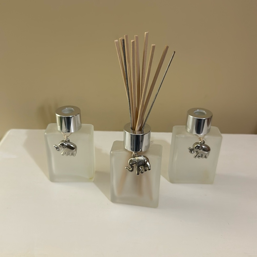 🏺Set of 3 Bud Vases, Apothecary Jars, Decorative Glass Bottles